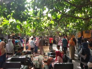 Suasana Lokasi Wisata Kampung Coklat bagian dalam